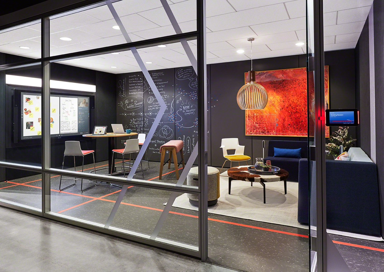 Steelcase and Microsoft Creative Spaces
